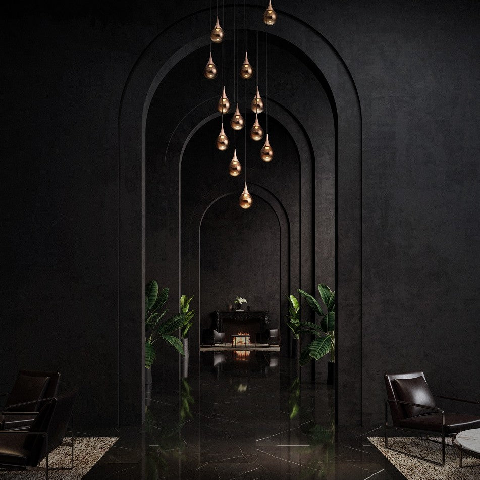 Paopao Pendant P12 by Seed Design, styled in a room setting