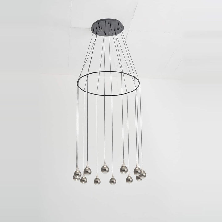 Paopao Pendant P12 by Seed Design in Chrome / With Ring, studio shot