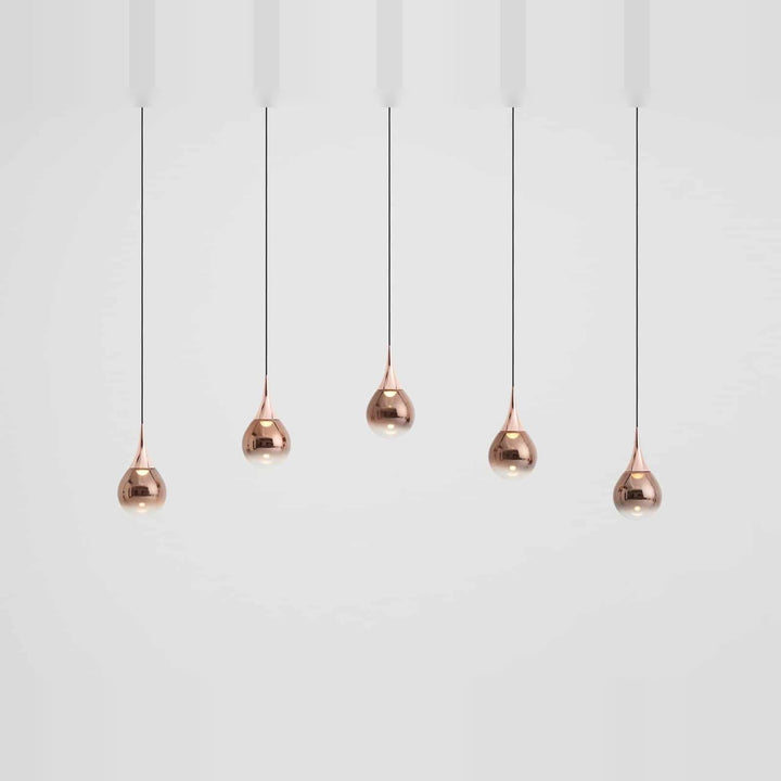 Paopao Pendant PL5 by Seed Design in Copper, studio shot