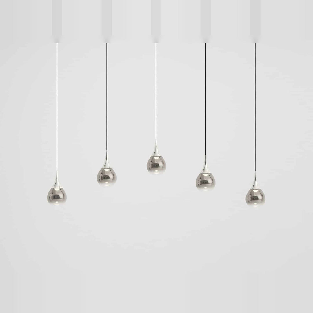 Paopao Pendant PL5 by Seed Design in Chrome, studio shot