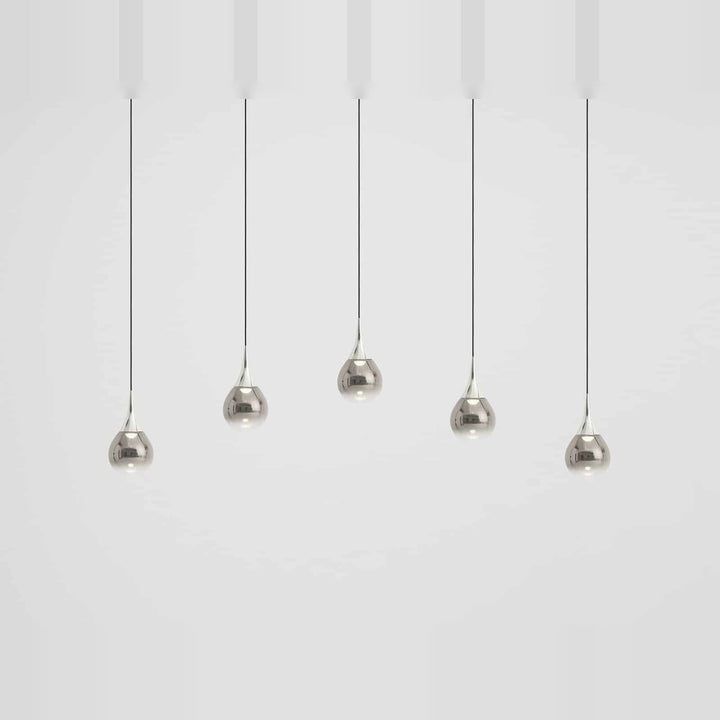 Paopao Pendant PL5 by Seed Design in Chrome, studio shot
