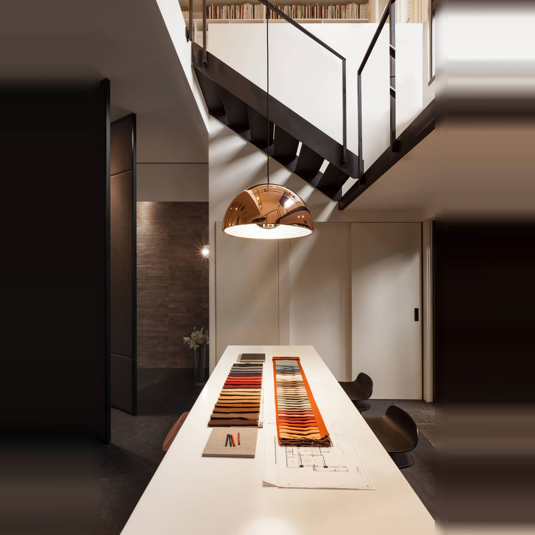 Dome Pendant by Seed Design, styled in a room setting, view 11