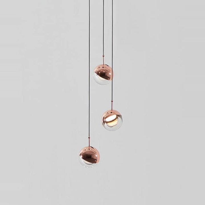 Dora Pendant P3 by Seed Design in Copper, studio shot