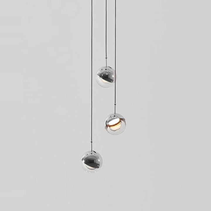 Dora Pendant P3 by Seed Design in Chrome, studio shot