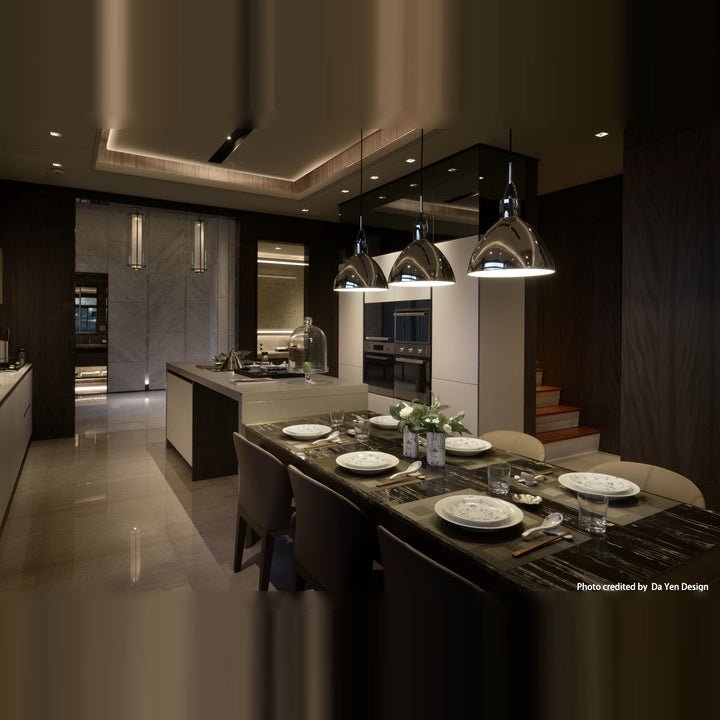 Laito Pendant L by Seed Design, styled in a room setting, view 4