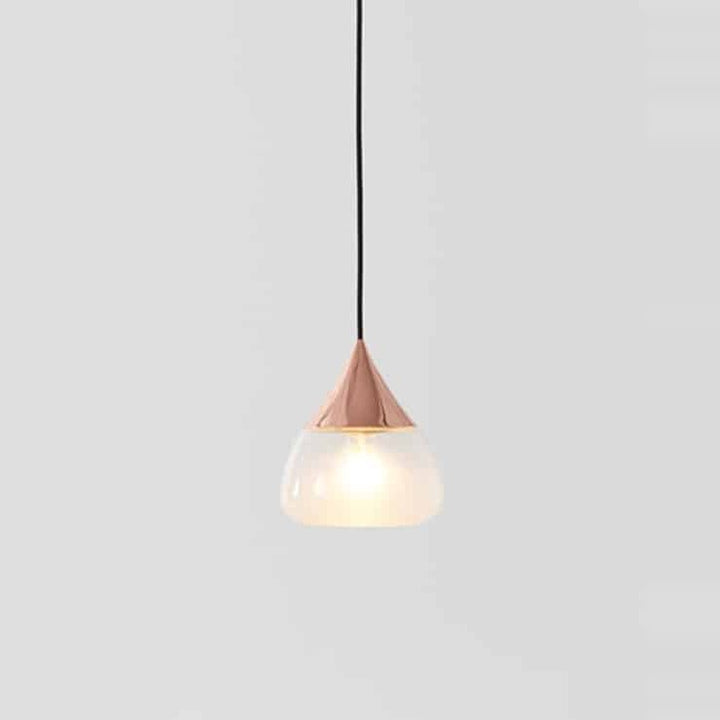 Mist Pendant M by Seed Design in Copper, studio shot