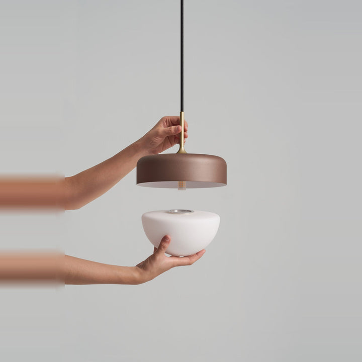Pensee Pendant by Seed Design, studio shot, view 2