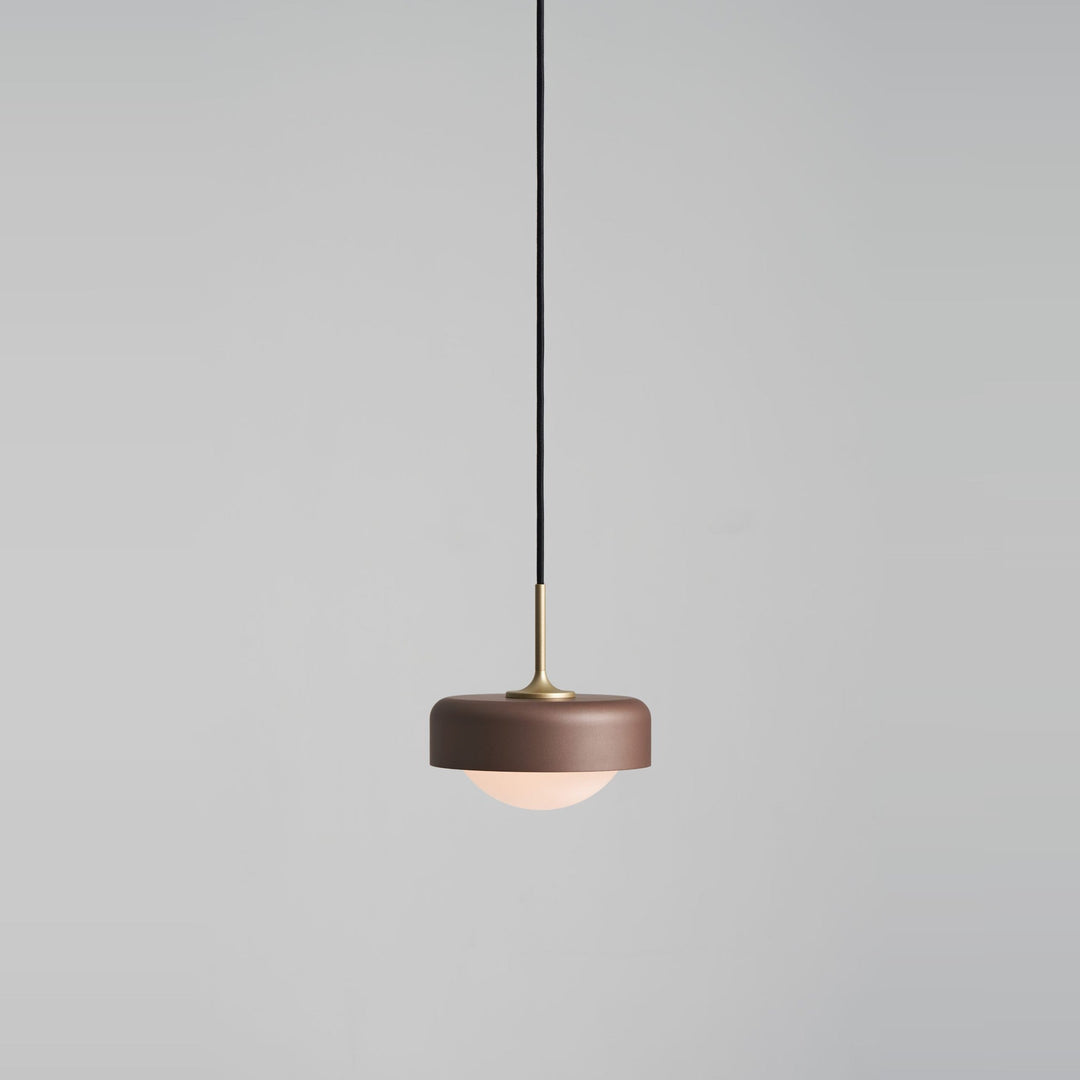 Pensee Pendant by Seed Design in Cocoa, studio shot