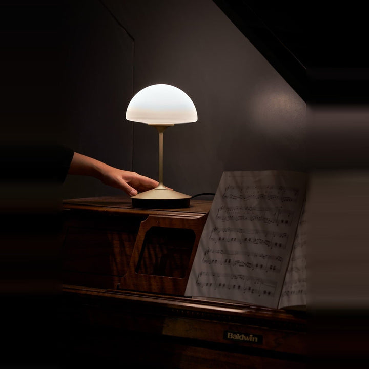 Pensee Table Lamp by Seed Design, styled in a room setting, view 7