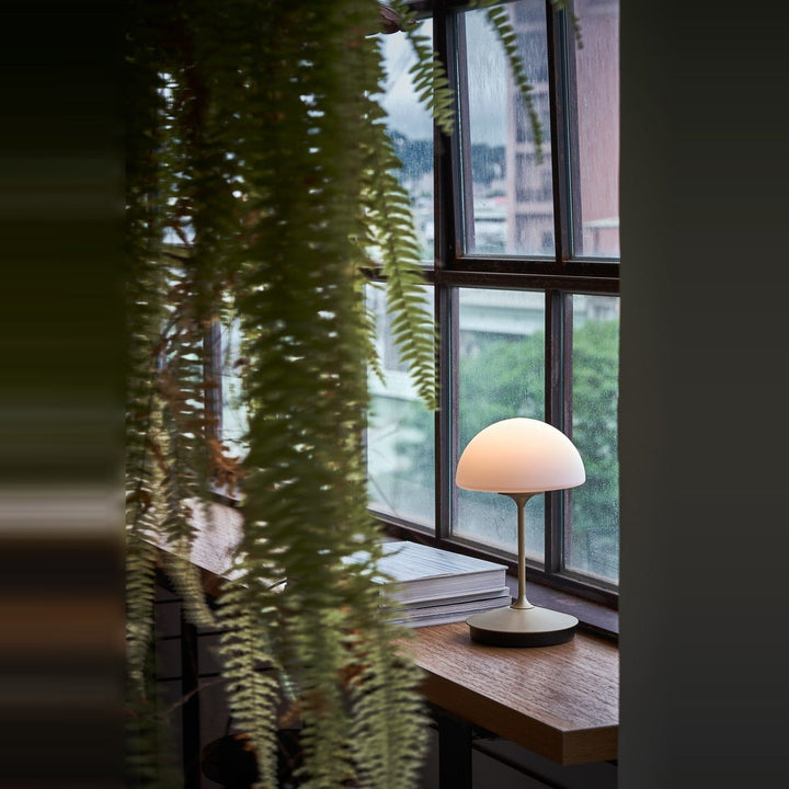 Pensee Table Lamp by Seed Design, styled in a room setting, view 4
