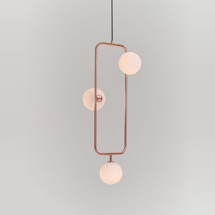 Sircle Pendant PV3 by Seed Design in Copper, studio shot