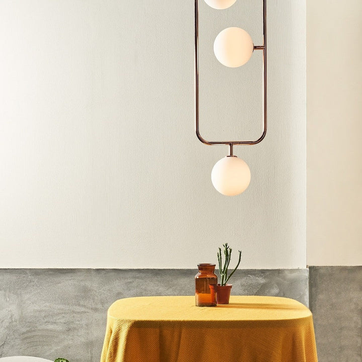 Sircle Pendant PV3 by Seed Design, styled in a room setting, view 2