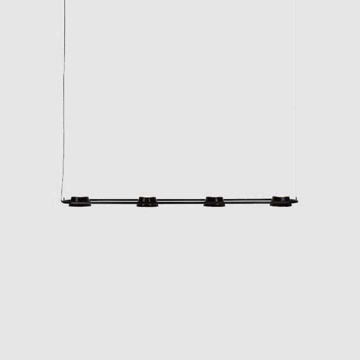 Olo Pendant PL4 by Seed Design in Black, studio shot