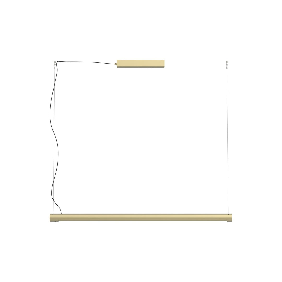 Turner Pendant P120 by Seed Design in Champagne Gold, studio shot