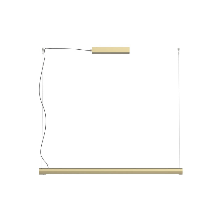 Turner Pendant P120 by Seed Design in Champagne Gold, studio shot