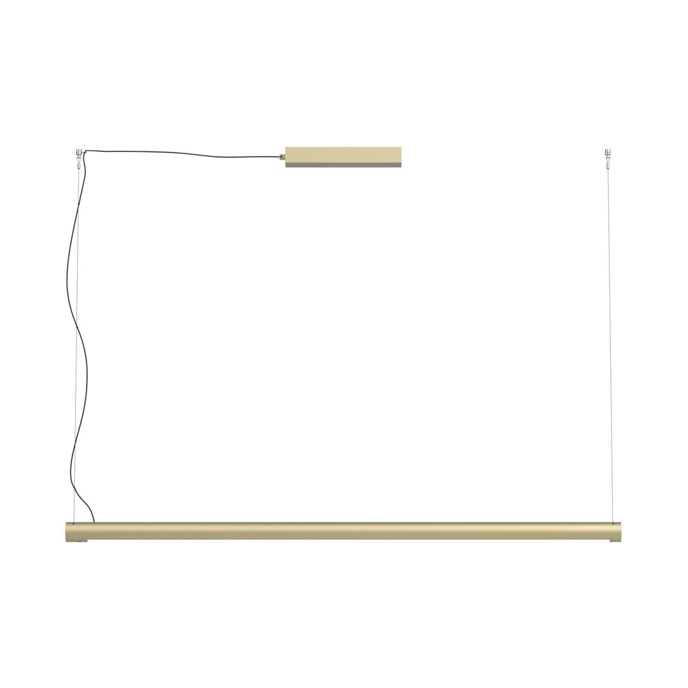 Turner Pendant P150 by Seed Design in Champagne Gold, studio shot