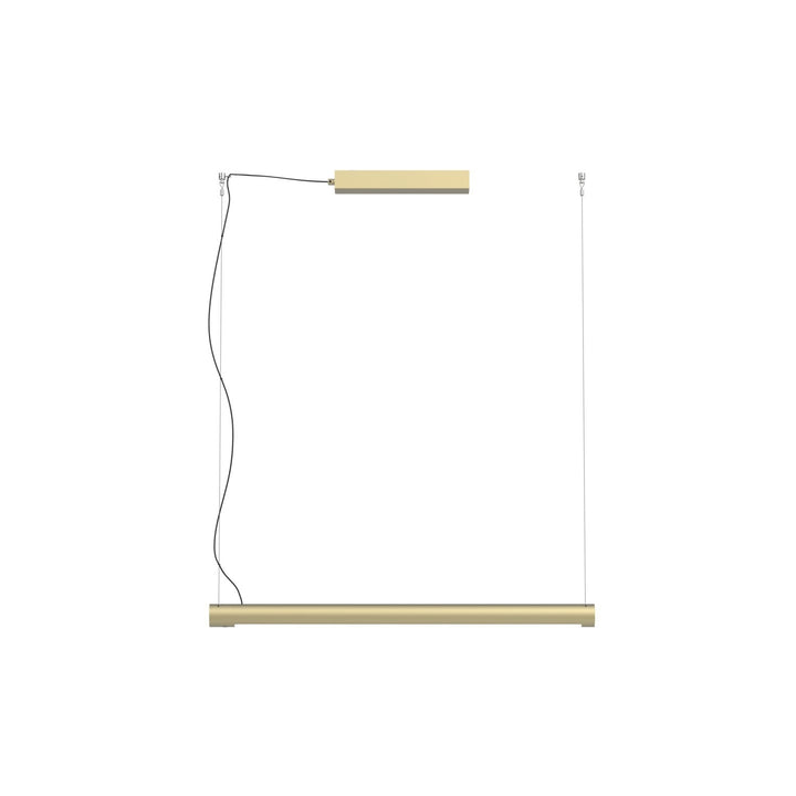 Turner Pendant P90 by Seed Design in Champagne Gold, studio shot