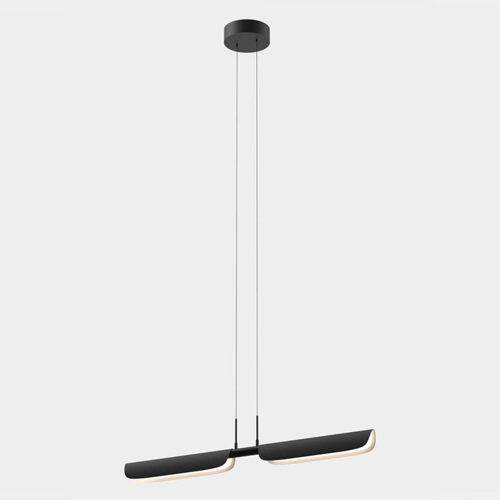 Flo Pendant PL2 by Seed Design in Black, studio shot