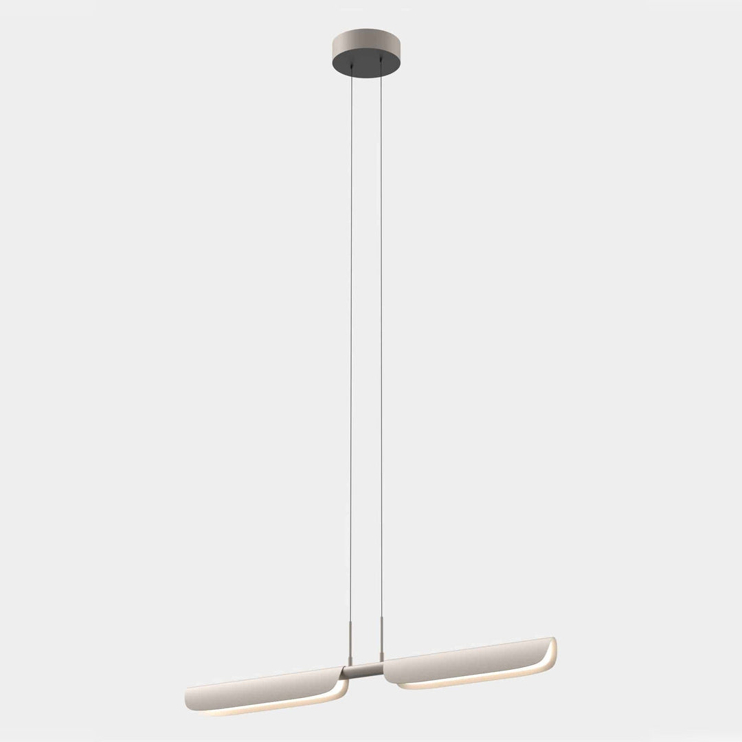 Flo Pendant PL2 by Seed Design in Oatmeal, studio shot