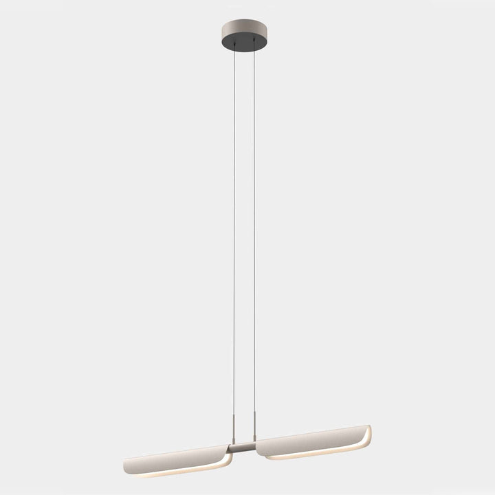 Flo Pendant PL2 by Seed Design in Oatmeal, studio shot