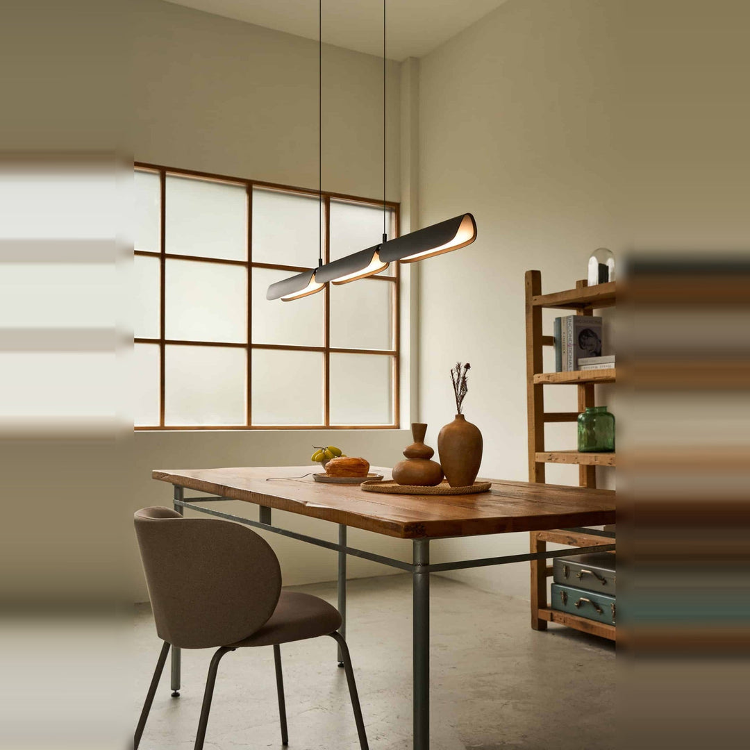 Flo Pendant PL3 by Seed Design, styled in a room setting, view 2