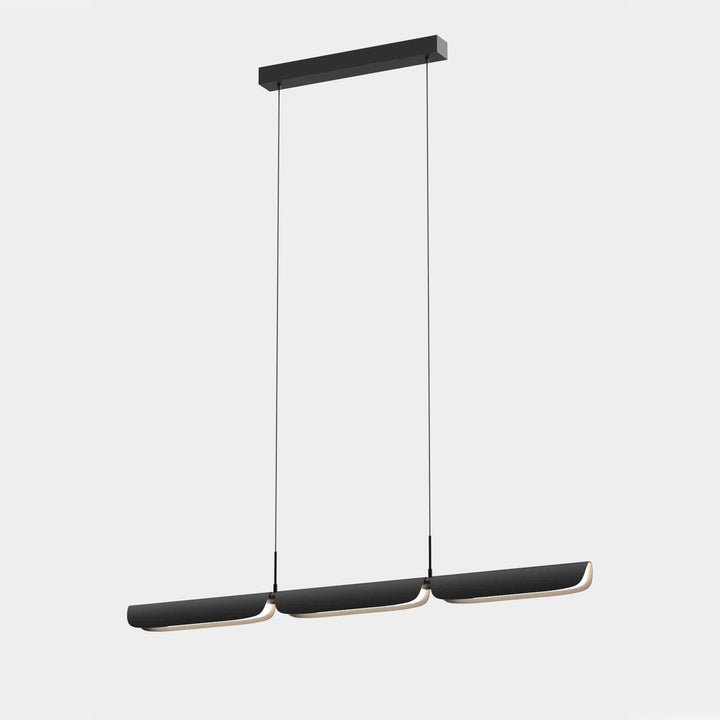 Flo Pendant PL3 by Seed Design in Black, studio shot