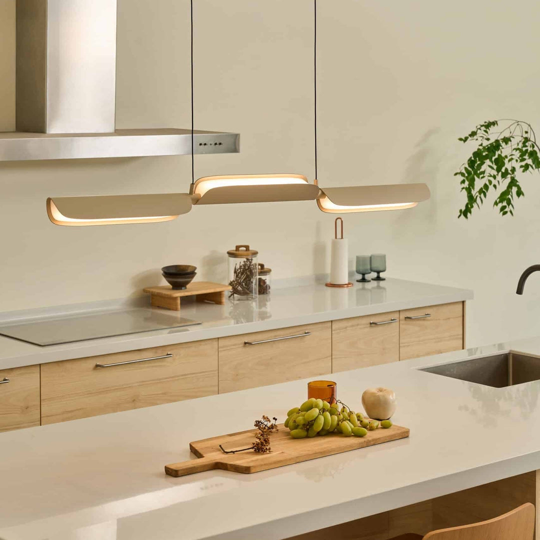 Flo Pendant PL3 by Seed Design, styled in a room setting, view 3