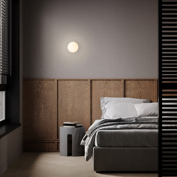 Pensee Wall/Ceiling Light by Seed Design, styled in a room setting, view 2
