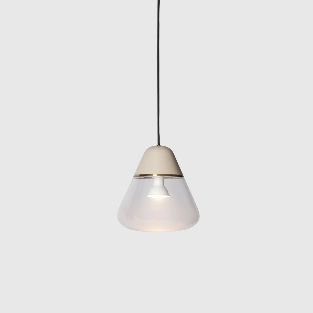 Cen Pendant by Seed Design in Oatmeal, studio shot
