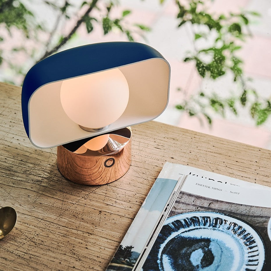 Hoodie Table Lamp by Seed Design, styled in a room setting, view 7