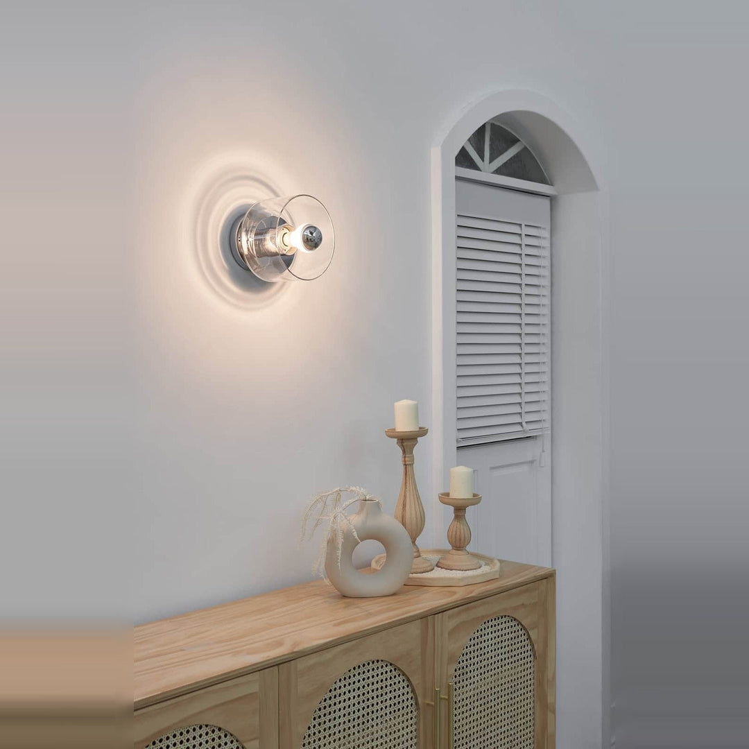 Snowflake Wall/Ceiling Lamp by Seed Design, styled in a room setting, view 5