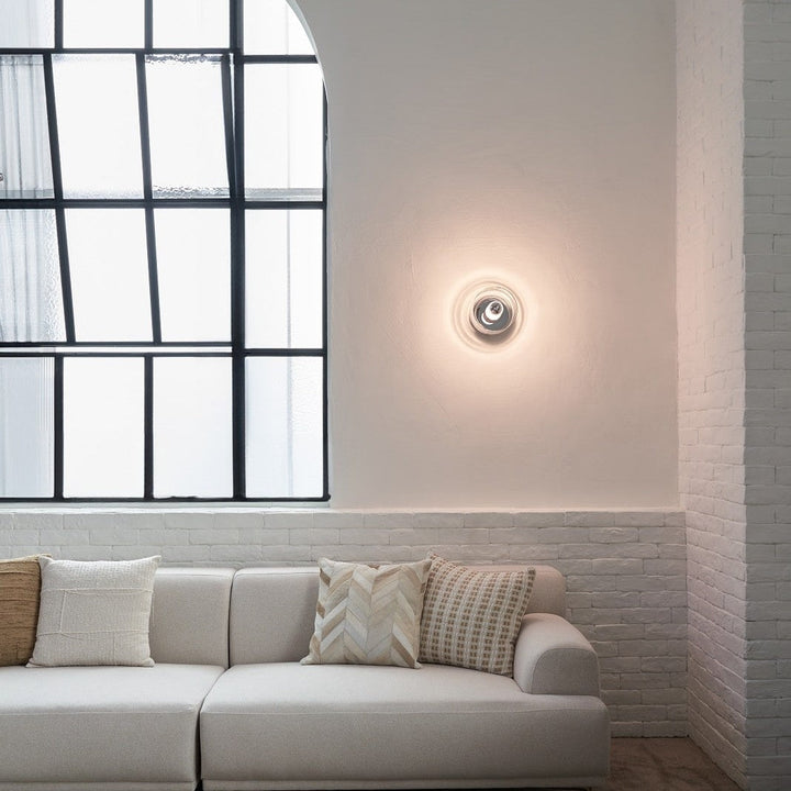 Snowflake Wall/Ceiling Lamp by Seed Design, styled in a room setting, view 2