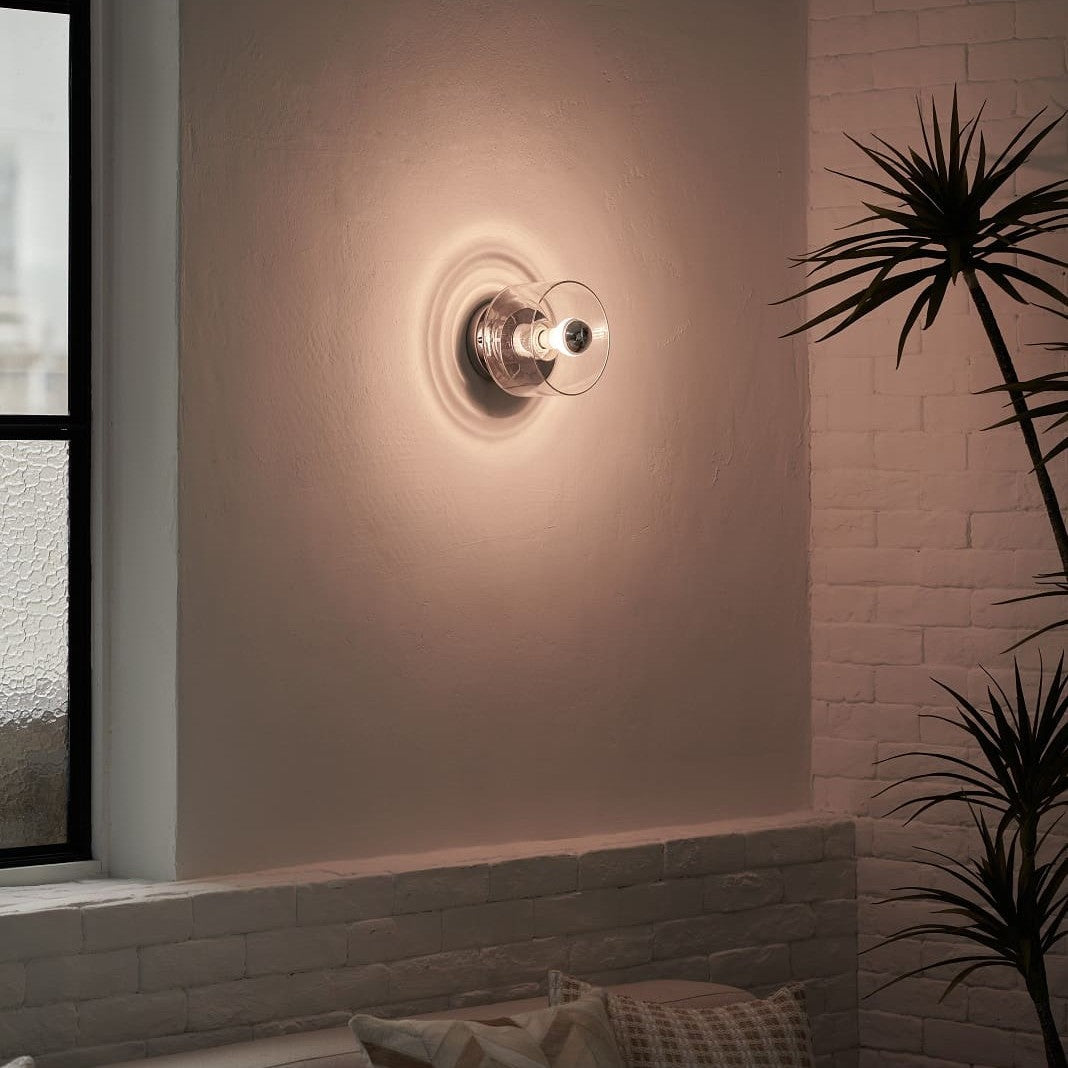 Snowflake Wall/Ceiling Lamp by Seed Design, styled in a room setting