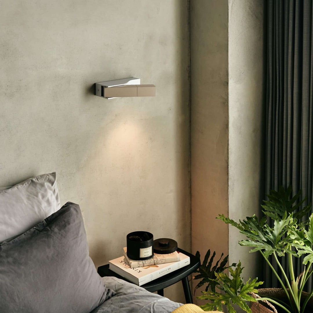 Wu Wall Sconce by Seed Design, styled in a room setting, view 4