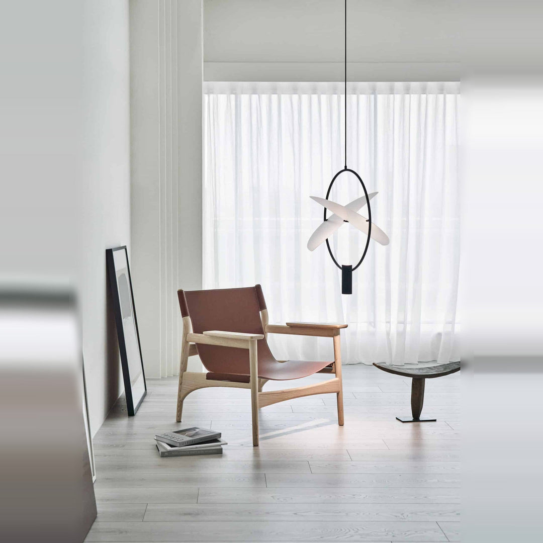 Wing Pendant by Seed Design, styled in a room setting