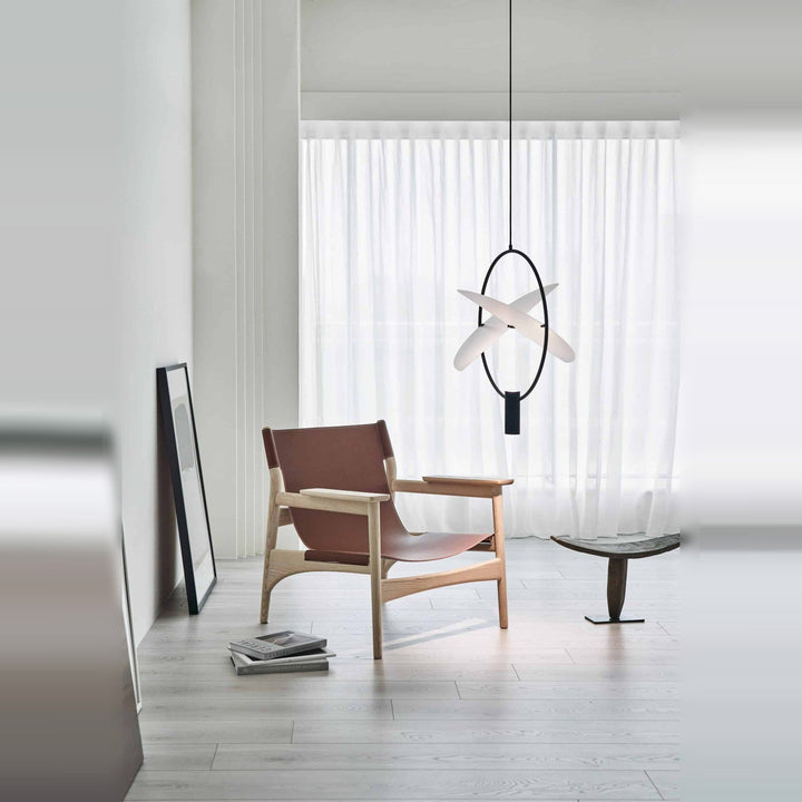 Wing Pendant by Seed Design, styled in a room setting
