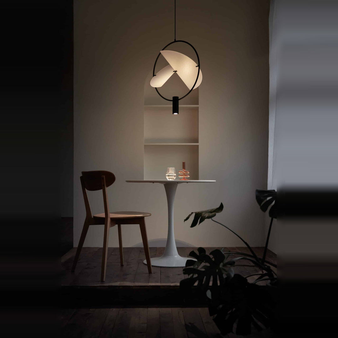 Wing Pendant by Seed Design, styled in a room setting, view 2