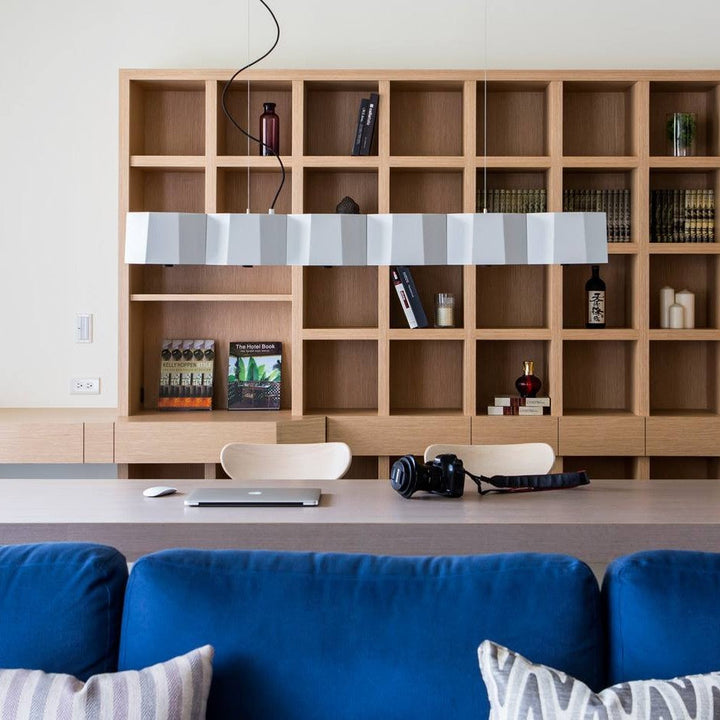 Zhe Pendant 6 by Seed Design, styled in a room setting, view 7