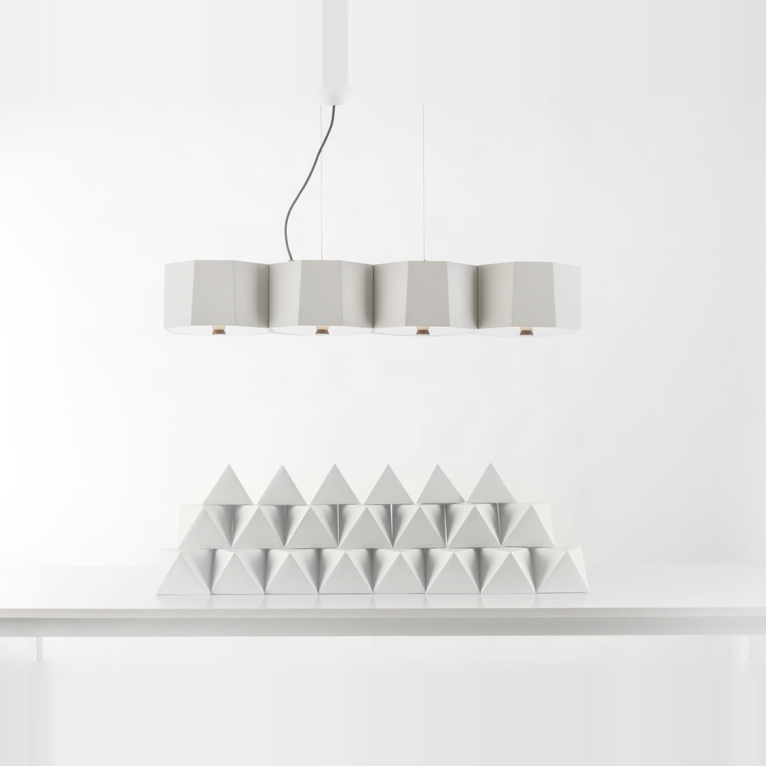 Zhe Pendant 4 by Seed Design, styled in a room setting, view 7