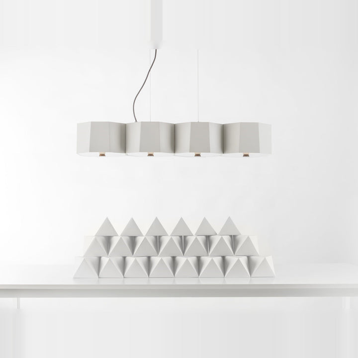 Zhe Pendant 4 by Seed Design, styled in a room setting, view 7