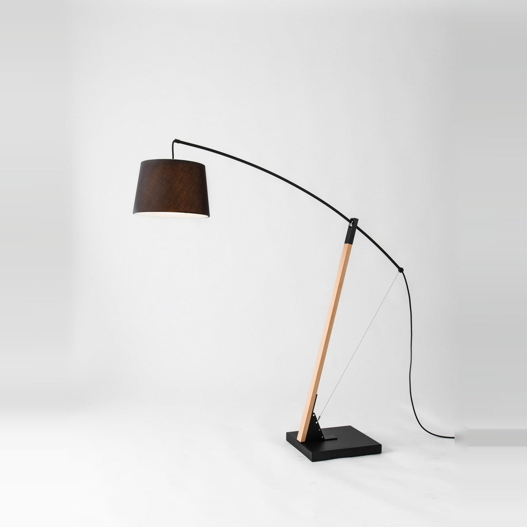 Archer Floor Lamp by Seed Design, styled in a room setting, view 4