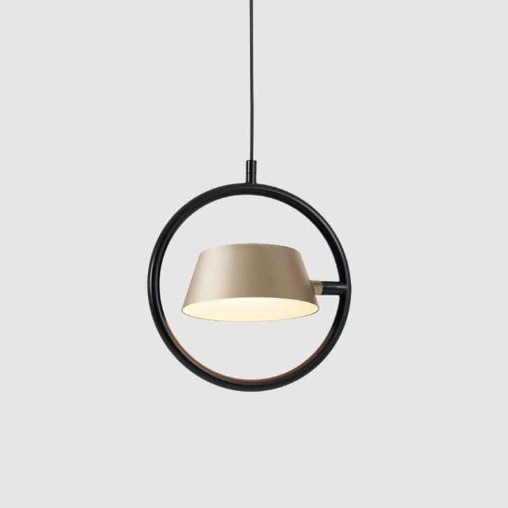 Olo Ring Pendant by Seed Design in Champagne Gold, studio shot