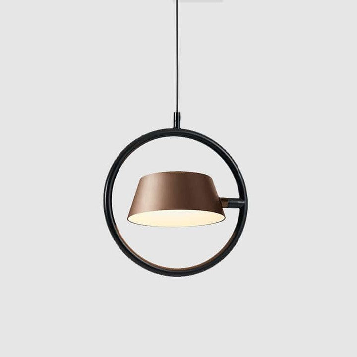 Olo Ring Pendant by Seed Design in Cocoa, studio shot
