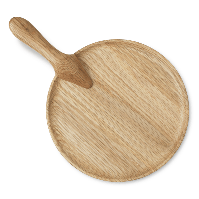 Kay Bojesen Menageri Serving Dish, Oak, Ø: 9.6"