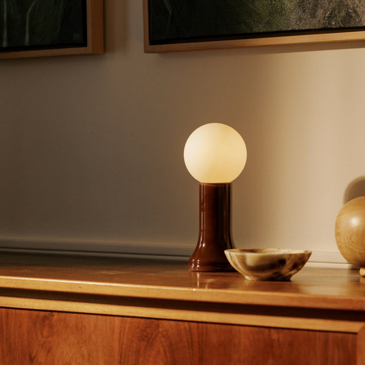 Shore Table Lamp in Bottle Brown