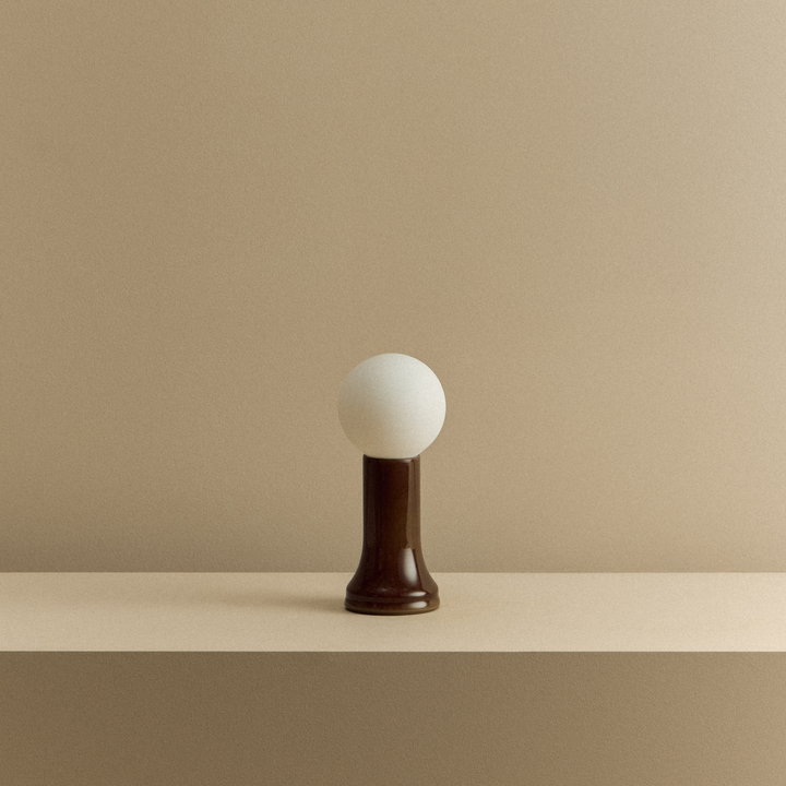 Shore Table Lamp in Bottle Brown - Set of 2