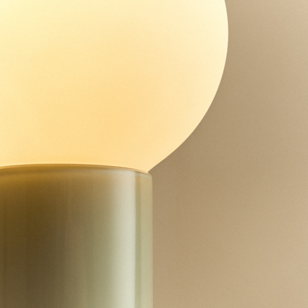 Shore Table Lamp in Sea Green - Set of 2