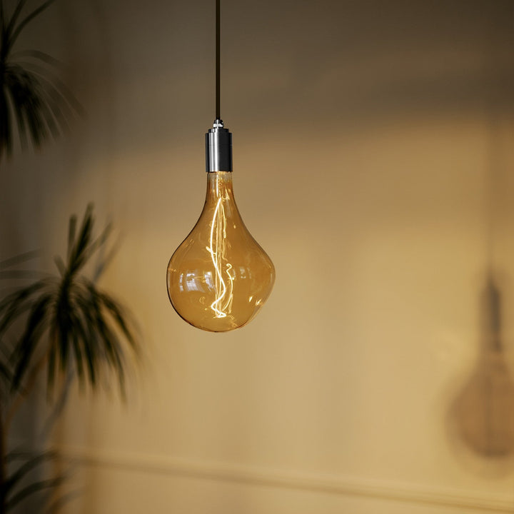 Voronoi II Plug-In Pendant in Stainless Steel