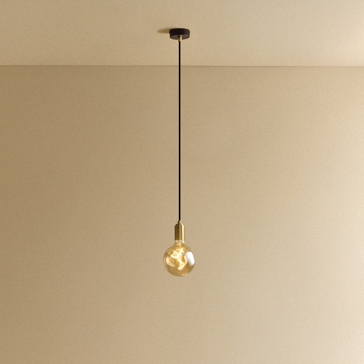 Voronoi I Pendant Light in Brass