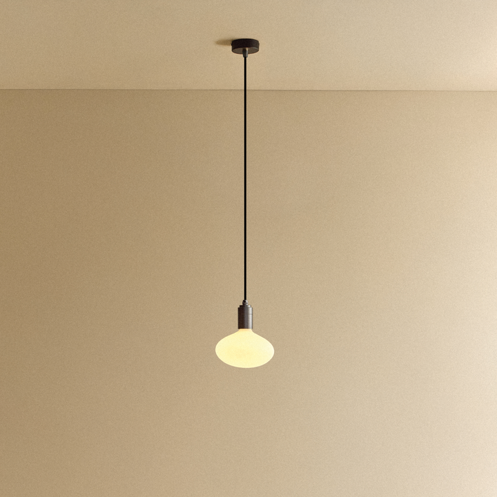 Oval Pendant Light in Graphite